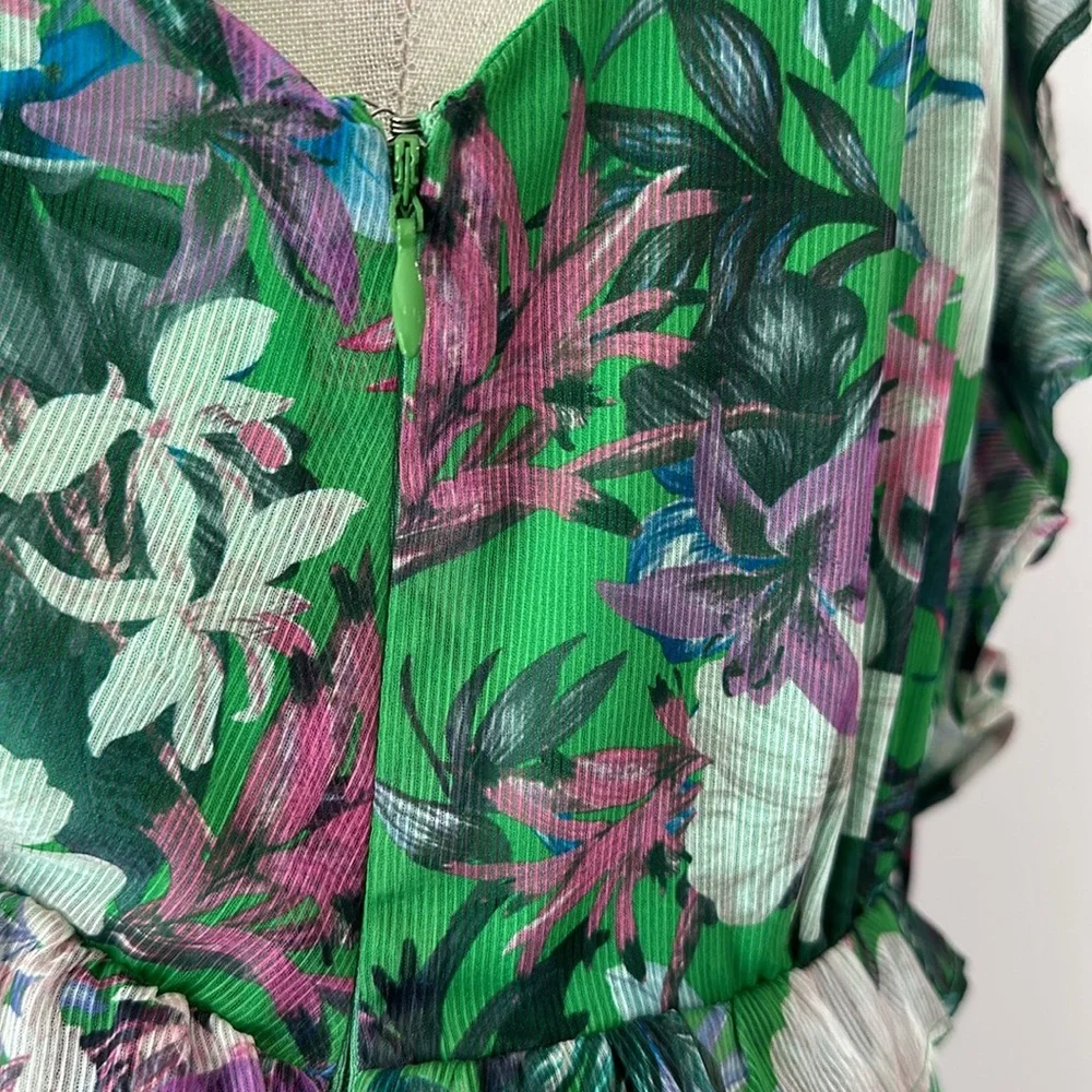 Adelyn Rae Addison Chiffon Floral Dress NWT - Picture 7 of 12